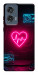 Чохол Neon heart для Motorola Edge 50 Fusion
