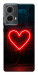 Чехол Яркое сердце для Motorola Moto G85