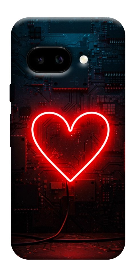 Чехол Яркое сердце для Google Pixel 9a