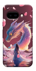 Чехол Girl and dragon для Google Pixel 9a