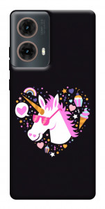 Чехол Cool unicorn для Motorola Moto G85