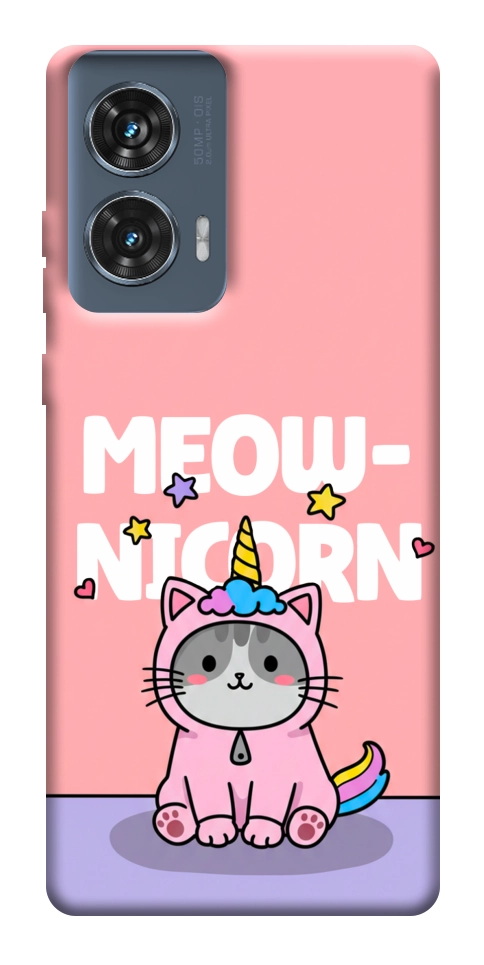 Чохол Cat unicorn для Motorola Edge 50 Fusion