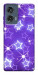 Чохол Purple sparkles для Motorola Edge 50 Fusion
