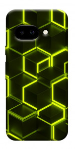 Чехол Neon hexagon для Google Pixel 9a