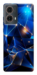 Чехол Abstract purple pattern для Motorola Moto G85