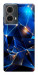 Чехол Abstract purple pattern для Motorola Moto G85