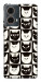 Чехол Кошачьи шахматы для Motorola Moto G85