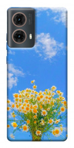 Чехол Sky flowers для Motorola Moto G85