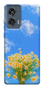 Чохол Sky flowers для Motorola Edge 50 Fusion
