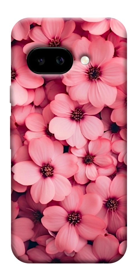 Чехол Pink flowers для Google Pixel 9a