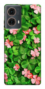 Чехол Листья удачи для Motorola Moto G85