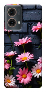 Чехол Розовый контраст для Motorola Moto G85