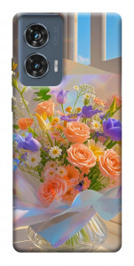 Чохол Яскравий букет для Motorola Edge 50 Fusion
