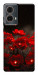 Чехол Burning flowers для Motorola Moto G85