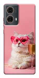 Чехол Pinky cat для Motorola Moto G85
