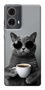 Чехол Grey cat coffee для Motorola Moto G85