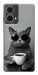 Чехол Grey cat coffee для Motorola Moto G85