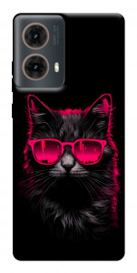 Чехол Cyberpunk cat для Motorola Moto G85