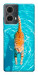 Чехол Cat swimming для Motorola Moto G85