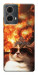 Чехол Cat explosion для Motorola Moto G85