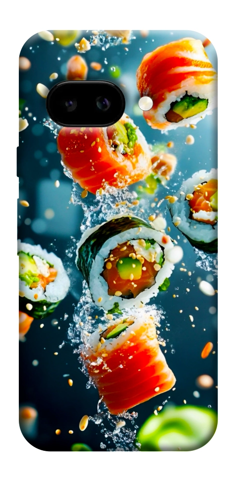 Чехол Sushi falling для Google Pixel 9a