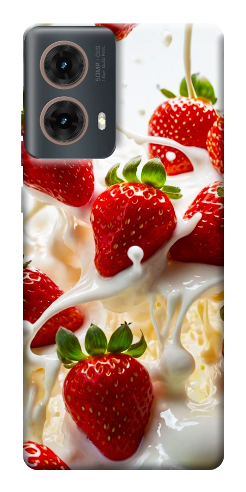 Чехол Strawberry and cream для Motorola Moto G85