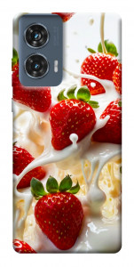 Чохол Strawberry and cream для Motorola Edge 50 Fusion