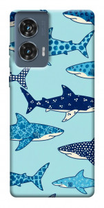 Чохол Shark pattern для Motorola Edge 50 Fusion