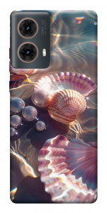 Чехол Яркие ракушки для Motorola Moto G85