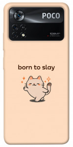 Чехол Born to slay для Xiaomi Poco X4 Pro