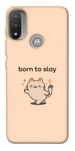 Чехол Born to slay для Мotorola Moto E20