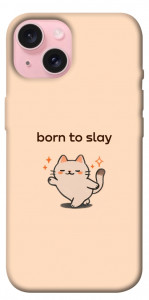 Чехол Born to slay для iPhone 15