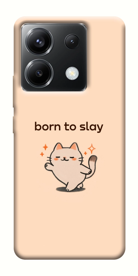 Чехол Born to slay для Xiaomi Poco X6