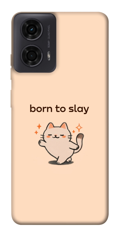 Чехол Born to slay для Motorola Moto G24