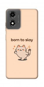 Чехол Born to slay для Motorola Moto E14