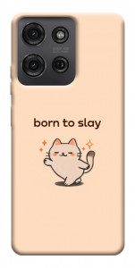 Чехол Born to slay для Motorola Moto G75 5G