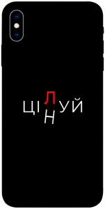 Чехол Цілуй/цінуй для iPhone X