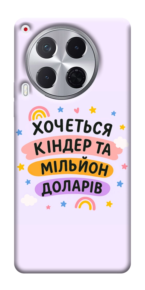 Чехол Хочу кіндер для TECNO Camon 30 (CL6)