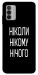 Чехол Ніколи нічого для Nokia G42