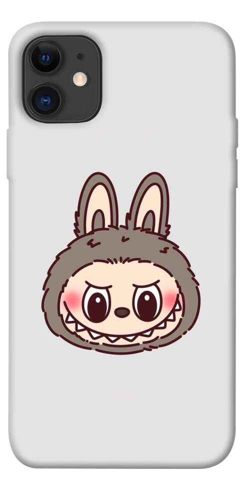 Чохол Labubu grey для iPhone 11