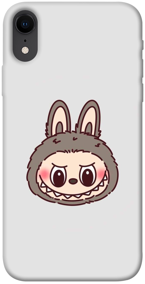 Чехол Labubu grey для iPhone XR