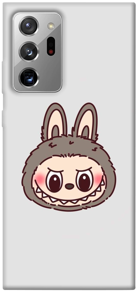 Чехол Labubu grey для Galaxy Note 20 Ultra