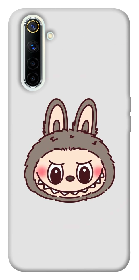 Чехол Labubu grey для Realme 6