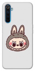 Чехол Labubu grey для Realme 6 Pro