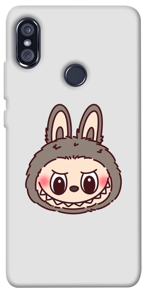 Чохол Labubu grey для Xiaomi Redmi Note 5 (Dual Camera)
