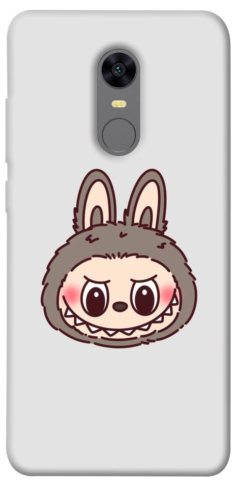 Чехол Labubu grey для Xiaomi Redmi Note 5 (Single Camera)
