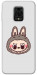 Чохол Labubu grey для Xiaomi Redmi Note 9 Pro