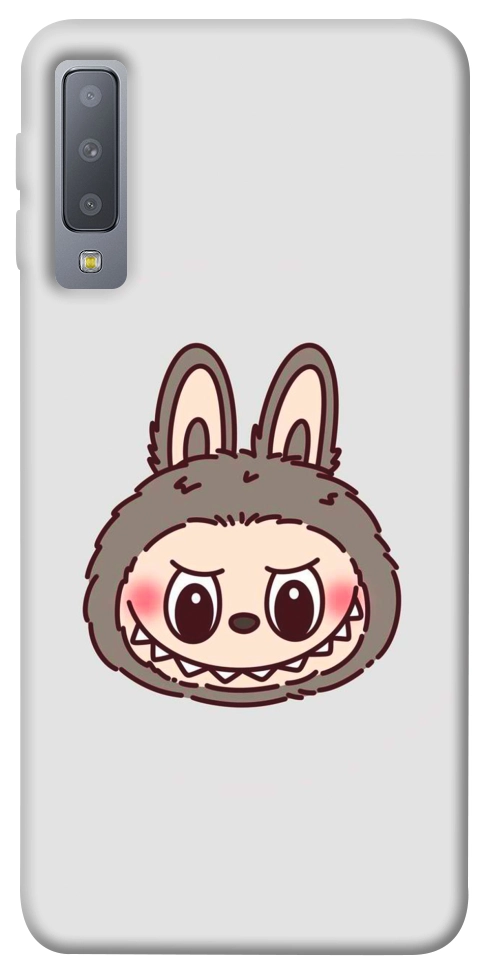 Чохол Labubu grey для Galaxy A7 (2018)