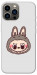 Чохол Labubu grey для iPhone 12 Pro Max