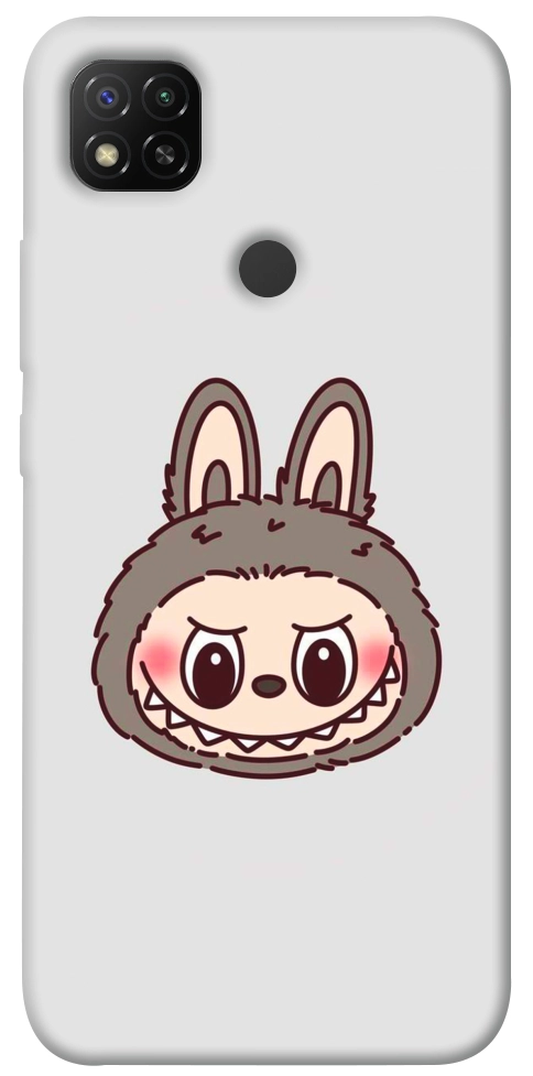 Чехол Labubu grey для Xiaomi Redmi 9C